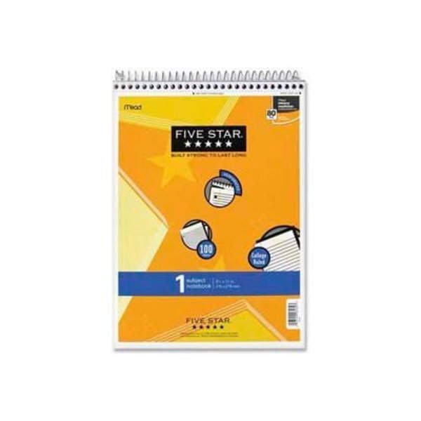 Mead Products Mead® Five Star 1-Subject Wirebound Notebook, 8-1/2" x 11", College Ruled, 100 Sheets/Pad 6182